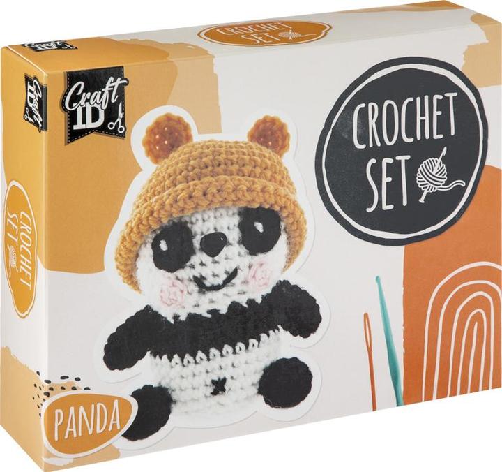 Legind Craft ID - Crochet kit panda, 9x8x13cm - (K-CR1703/GE)