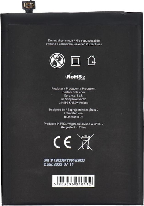 Actual product image Partner Telecom Bateria Partner Tele.com Bateria do Xiaomi Redmi Note 7 (BN4A) 4000 mAh Li-Ion Blue Star