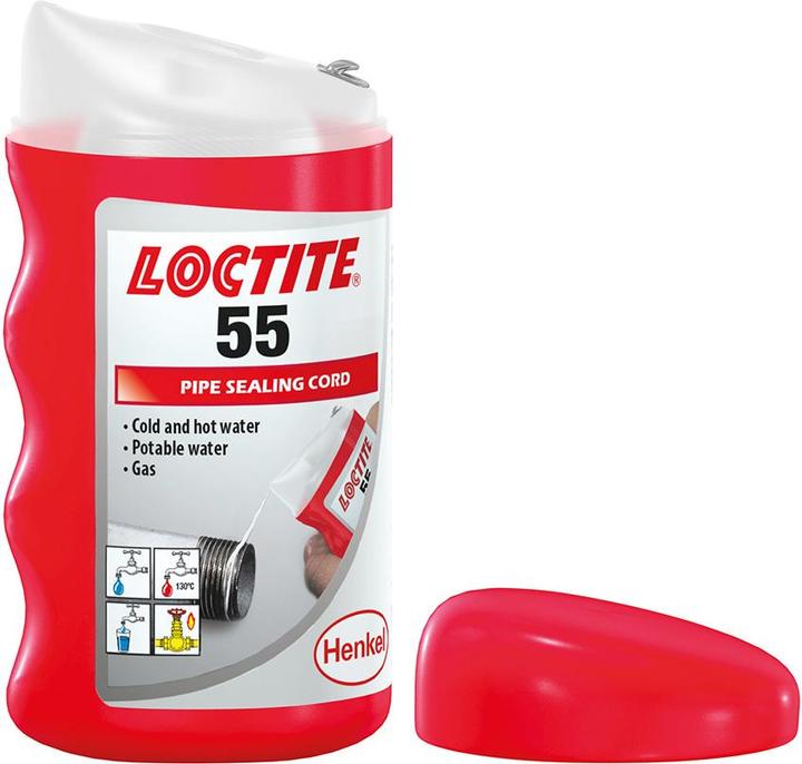 Loctite 55 Thread sealing thread Colour We (0.13 kg, White, 160 ml)