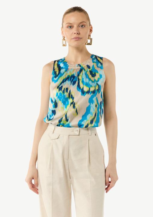 Immagine prodotto Comma Bluse Ärmelloses Blusenshirt aus Viskose (40)