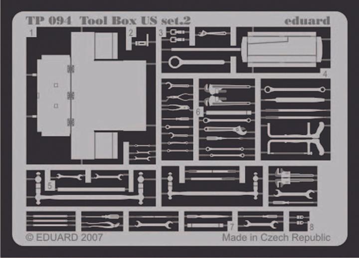 Actual product image Eduard Tool Box US set.2