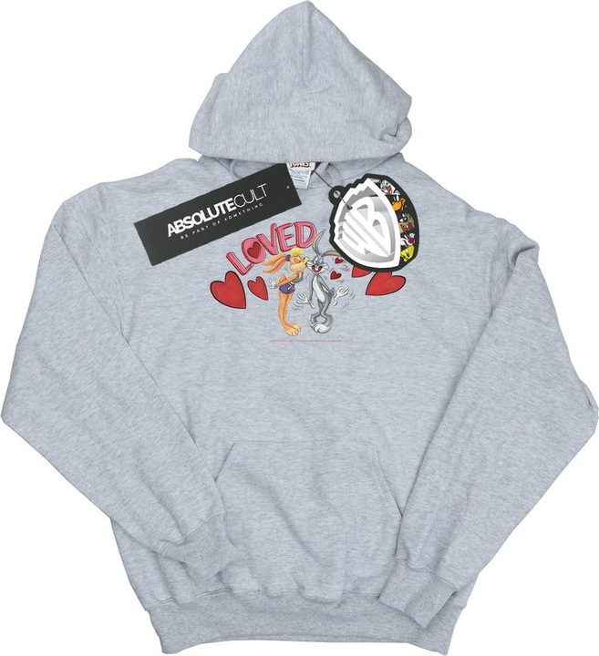 Image du produit Looney Tunes - Sweat à capuche BUGS BUNNY AND LOLA VALENTINE'S DAY LOVED UP - Homme (S)