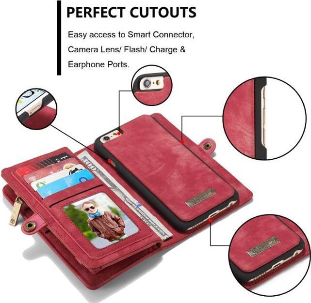 Produktbild Caseme Leder Portemonnaie mit Plastik Hülle (Apple iPhone 7 Plus, Apple iPhone 8 Plus)