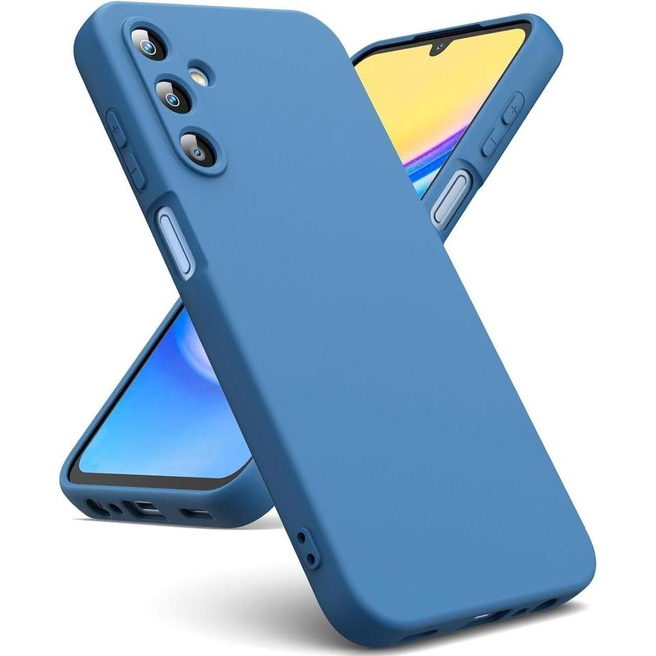 Thumbnail - Screenguard Samsung Galaxy A15 5G Liquid Silicone Case Hülle (Samsung Galaxy A15 5G), Smartphone Hülle, Blau