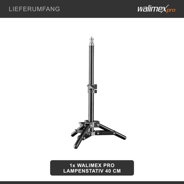 Immagine prodotto Walimex Treppiede per lampada 40cm (40 cm, 2.50 kg)