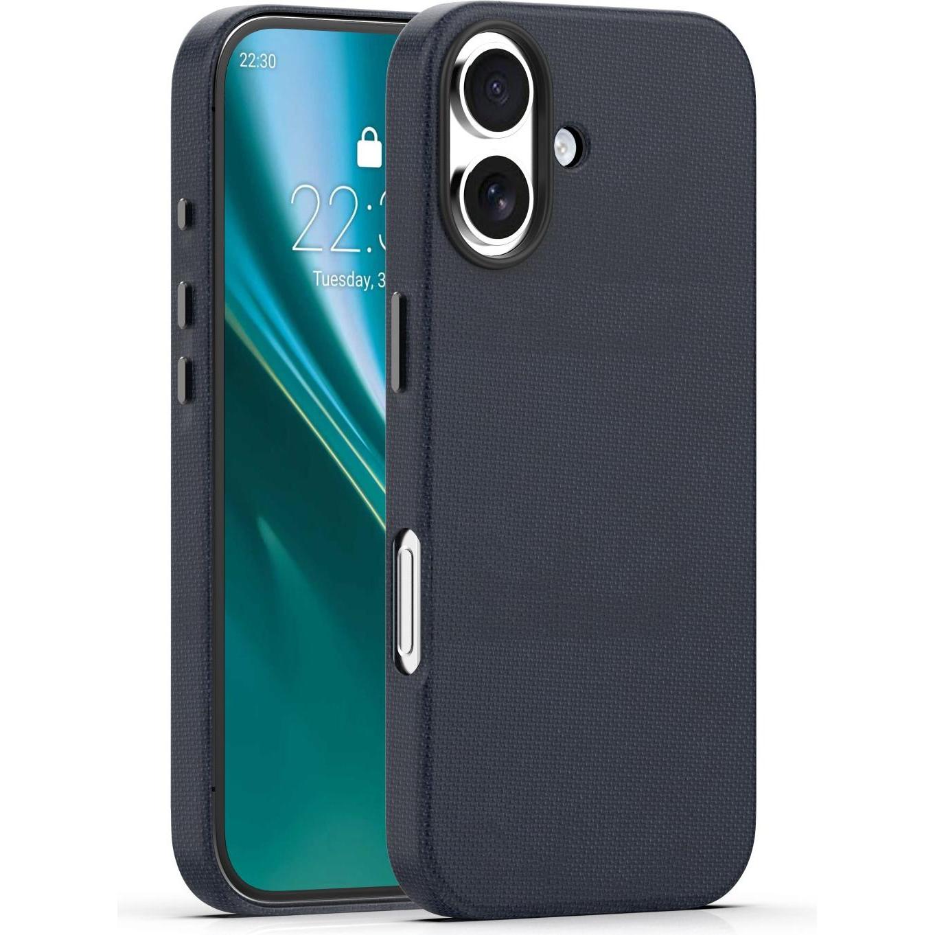 Etteri Elegant Mag case for iPhone 16 6,1" black (Apple iPhone 16), Cover smartphone, Nero