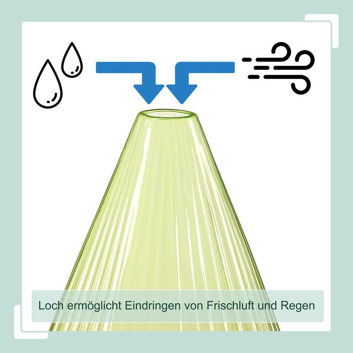 Produktbild Relaxdays Pflanzenhut Schnecken im Set