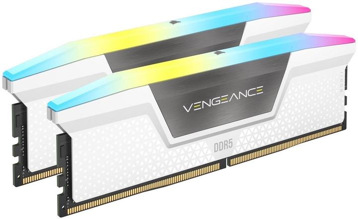 Immagine prodotto Corsair RAM D5 6400 32GB C36 Vengeance RGB K2 W (2 x 16GB, 6400 MHz, RAM DDR5, DIMM)