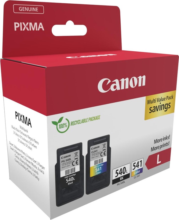 Produktbild Canon Photo Pack PG-540L/CL-541XL (M, BK, C, Y)