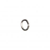 Actual product image Rayher Ringel, 0, 8mm ø, platinum, 25 pieces