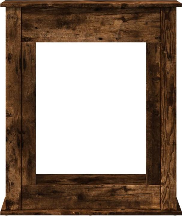 Actual product image VidaXL Fireplace surround Fireplace console Decorative fireplace Fireplace mantelpiece Smoked oak