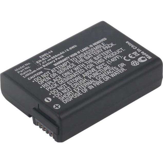 CoreParts Camera Battery for Nikon (Akku), Kamera Stromversorgung, Schwarz
