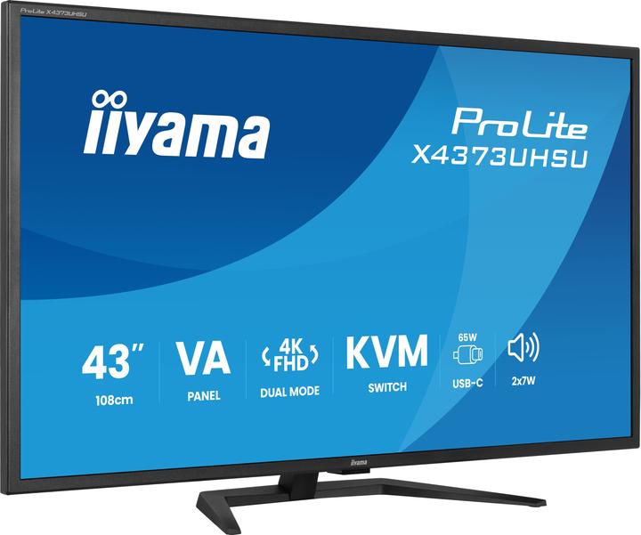 Produktbild iiyama LFD ProLite X4373UHSU-B2 (3840 x 2160 Pixel, 42.50")