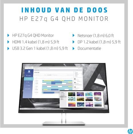 Productafbeelding HP E27Q G4 (2560 x 1440 pixels, 27")