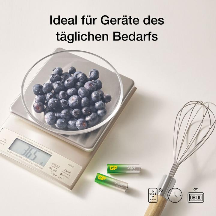 Image du produit GP Batteries Piles alcalines GP Mignon, 80 (80 pcs, AA / LR6 / LR06 / Mignon / R6 / R14505)