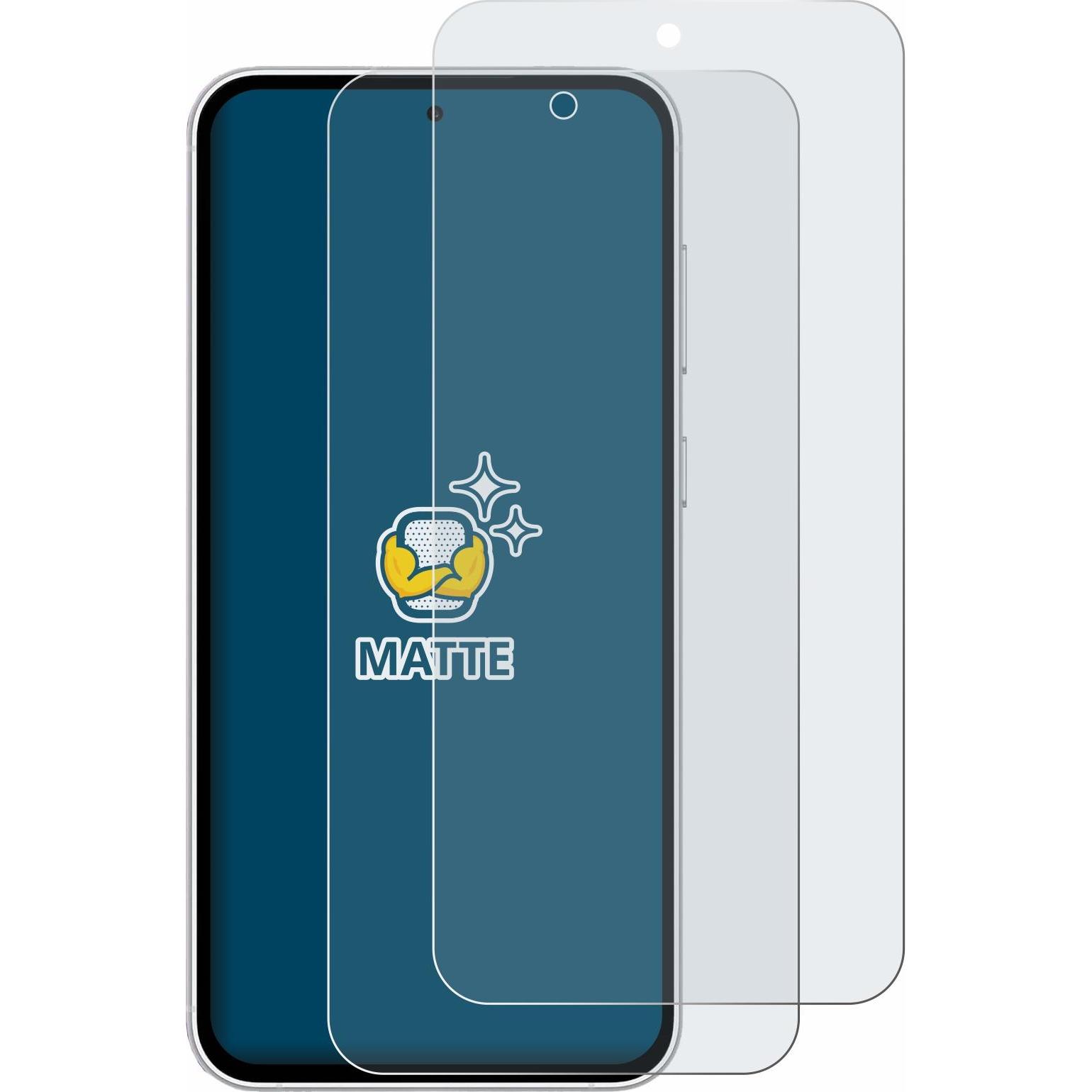 Thumbnail - BROTECT Entspiegelungs-Schutzfolie Displayschutz Matt (2 Stück, Samsung Galaxy S21), Smartphone Schutzfolie, Schwarz