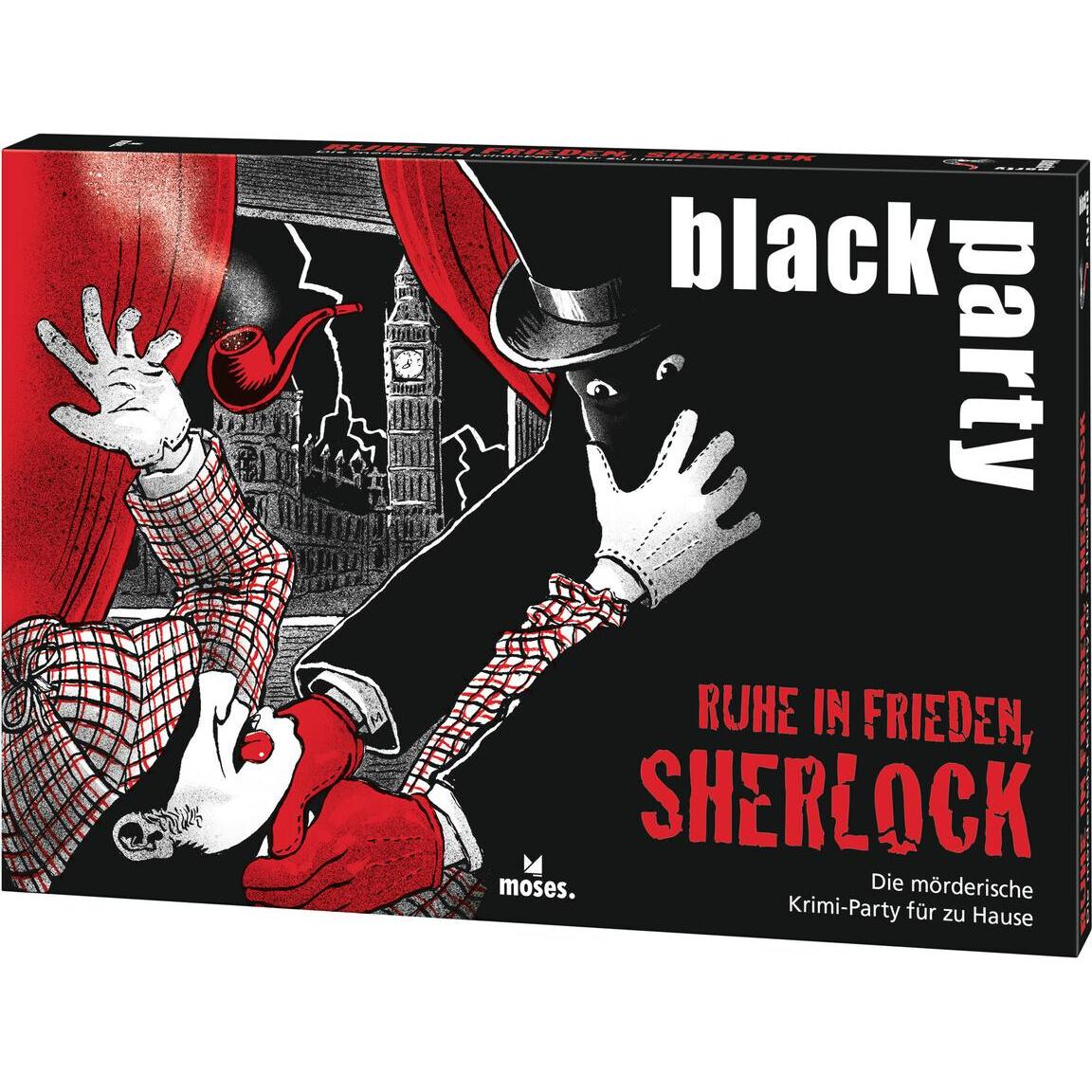 Moses Black party Ruhe in Frieden, Sherlock (Deutsch)