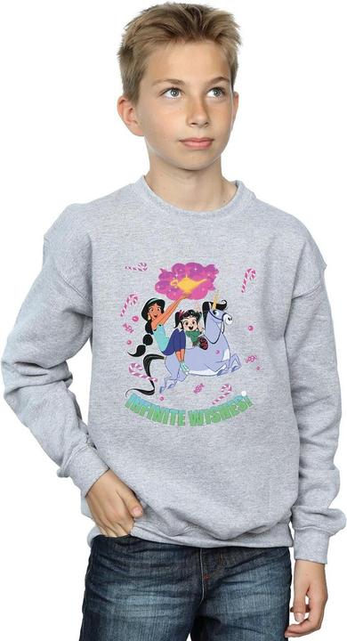 Image du produit Disney - Sweat WRECK IT RALPH JASMINE AND VANELLOPE - Garçon (128)