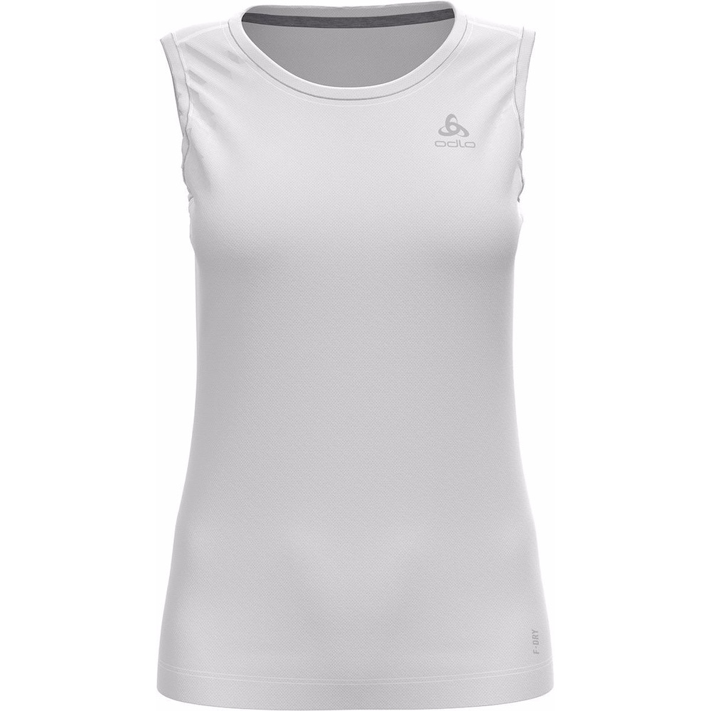 Odlo, Damen, Funktionsshirt, F-Dry Tanktop (L), Weiss, L