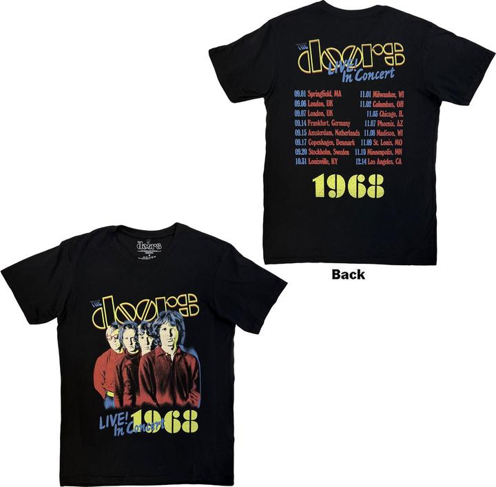 Produktbild The  Doors Live In Concert 68 CTS Back Print (XXL)