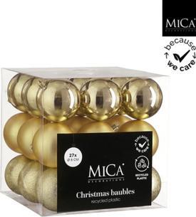 Productafbeelding edelman Kogel Onbreekbaar Goud 27 stuks - D8 Cm (27x)