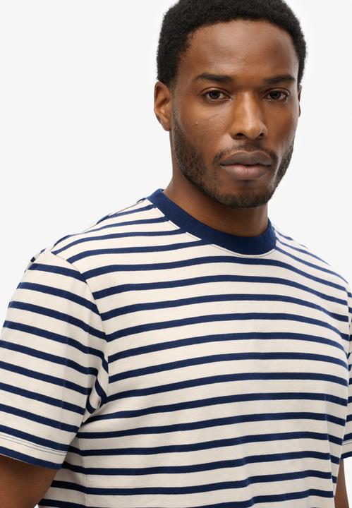 Actual product image Superdry Merchant T-Shirt mit Streifen (L)