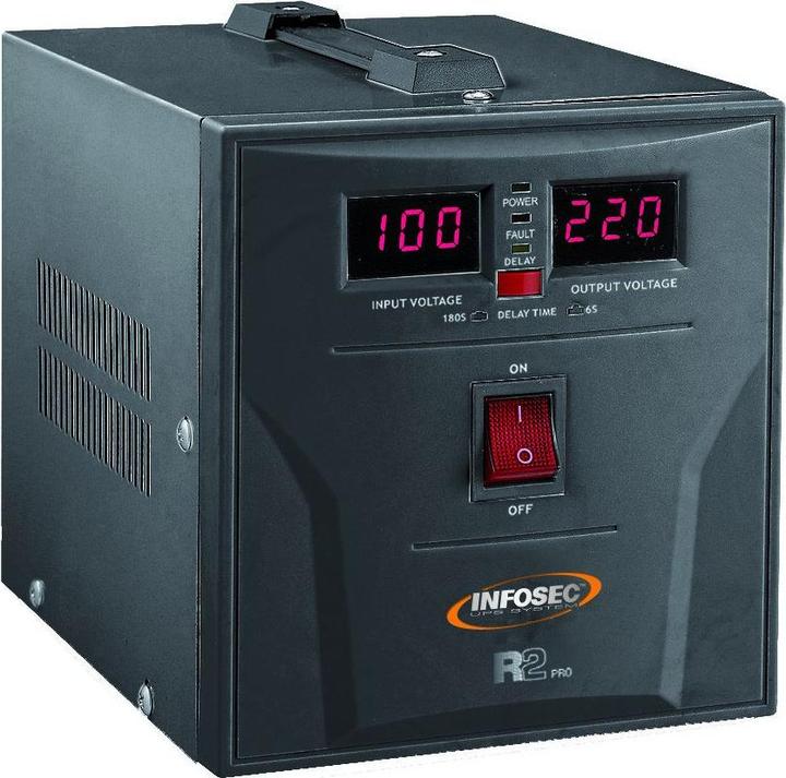 Produktbild Infosec Automatic voltage regulator 1500 va (1500 VA, 900 W)