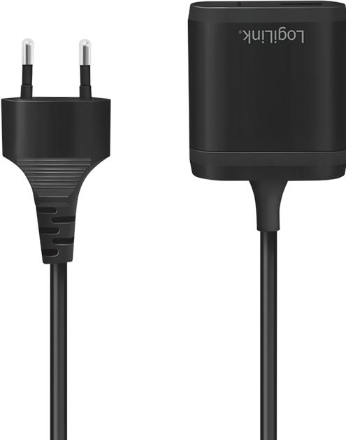 Productafbeelding LogiLink USB-adapterstekker met vaste kabel (12 W)