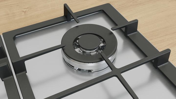 Immagine prodotto Bosch Hausgeräte Serie 6, Gaskochfeld, 60 cm, Edelstahl, PCH6A5I90