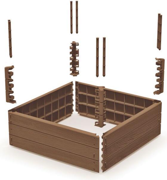 Productafbeelding Prosperplast Houten palissade basis Bruin 75,6 cm X 25 cm (75.60 cm)