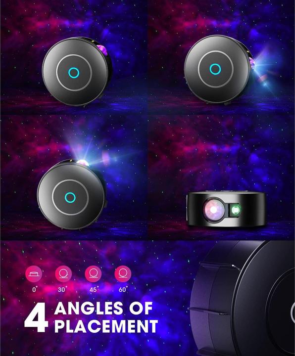 Image du produit Lumina Swiss LED Ciel étoilé Projecteur Smart Noir