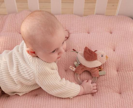 Actual product image Little Dutch Flowers & Butterflies Ring Rattle