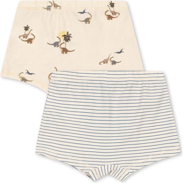 Produktbild Konges Slojd 2Pack Basic Boxershorts Kubi Stripe Bluie (92, 2er Pack)