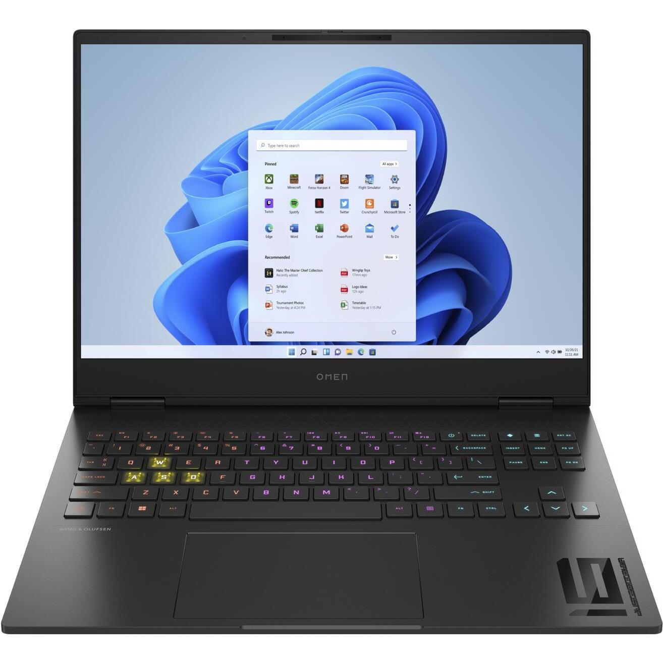 Thumbnail - HP Omen Transcend 16-u0077ng (16", Intel Core i7-13700HX, 32 GB, 1000 GB, DE), Notebook, Schwarz