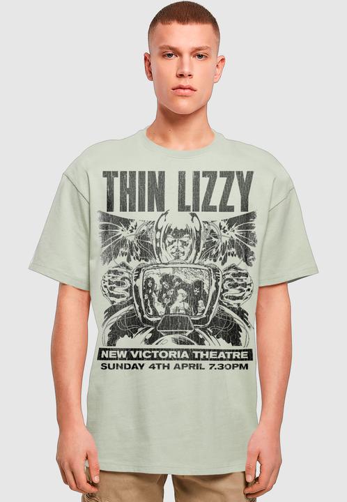 Produktbild Merchcode Thin Lizzy - New Victoria Theatre Heavy Oversize Tee - 159997 (M)