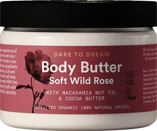 Produktbild Urtekram Body Butter Soft Wild Rose 150 ml (Körpercreme, 150 ml)