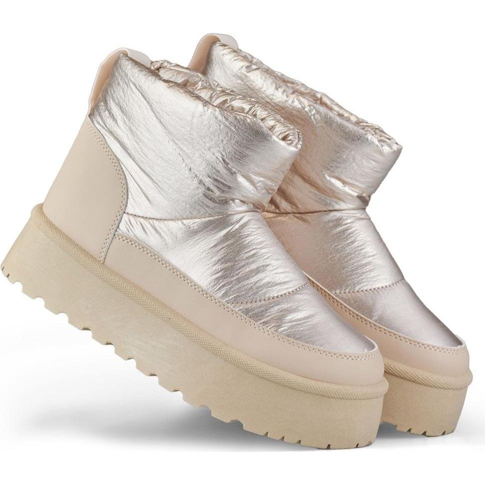 Primo, Damen, Boots + Stiefel, Schneeschuhe model, Beige, (40)