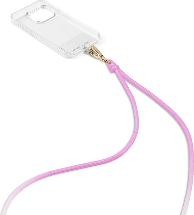 Produktbild iDeal Of Sweden für alle Cases mit Ladeanschluss mittig Cord Phone Strap Bubblegum Pink Ombre