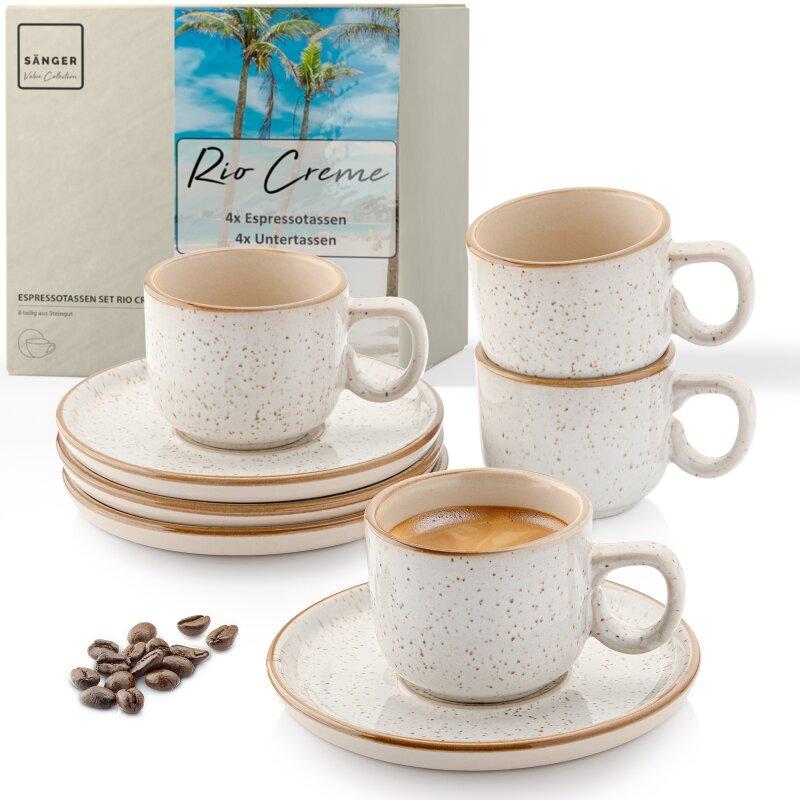 Sänger, Tasse, Espressotassen Set Rio Creme (80 ml, 4 x)