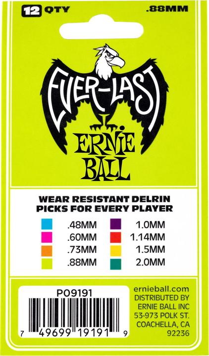 Produktbild Ernie Ball Everlast (12 x, 0.88 mm)