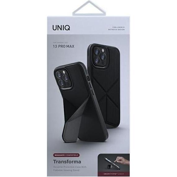 Thumbnail - Uniq Unique case Transforma iPhone 13 Pro Max 6.7 quot black (Apple iPhone 13 Pro Max), Smartphone Hülle, Schwarz