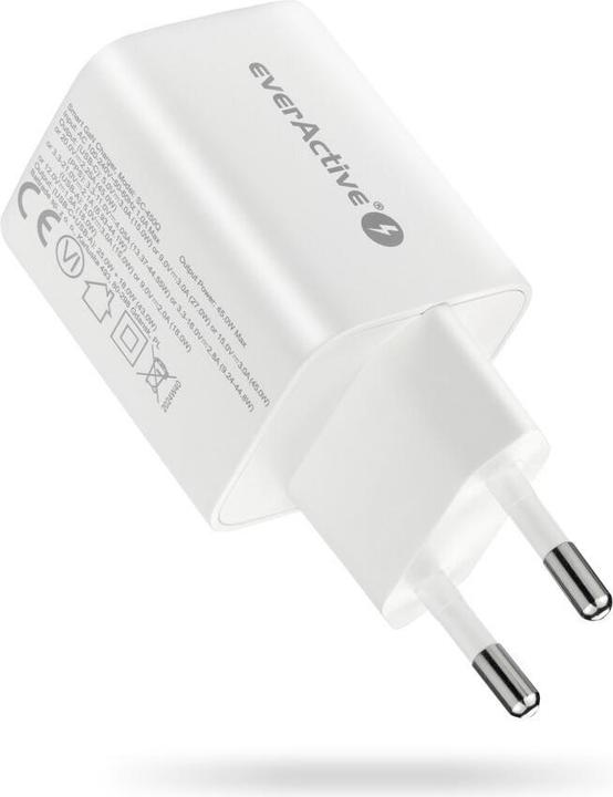 Actual product image Everactive Netzadapter 45W 1xUSB 1xUSB-C SC-450Q (45 W, 2 ports)