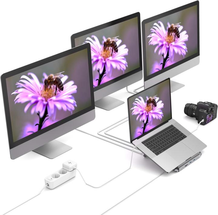 Actual product image Hama Notebook Stand 12in1 (USB-C, 1 portion)