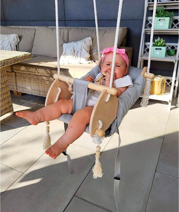 Image du produit Holzecke Balançoire bébé Gris