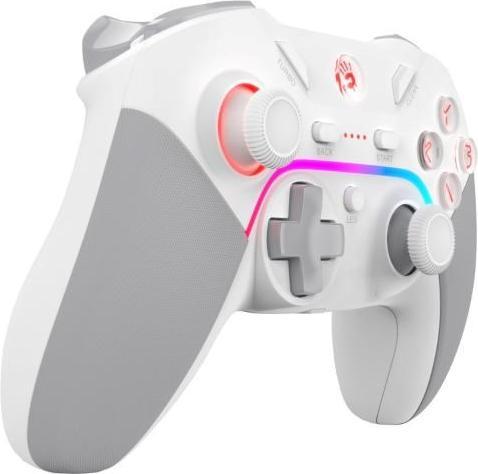 Produktbild A4Tech Bloody GPW70 weiss / Gamepad / PS3 / PC / Switch / Android / 2,4GHz / USB-C (Android, PC, PS3, Switch)