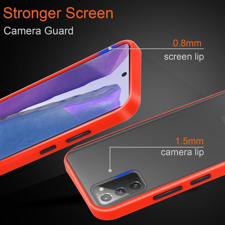 Produktbild Cadorabo Hybrid Matt Cover (Samsung Galaxy Note 20)