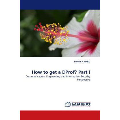 Thumbnail - How to get a DProf? Part I, Fachbücher von Munir Ahmed