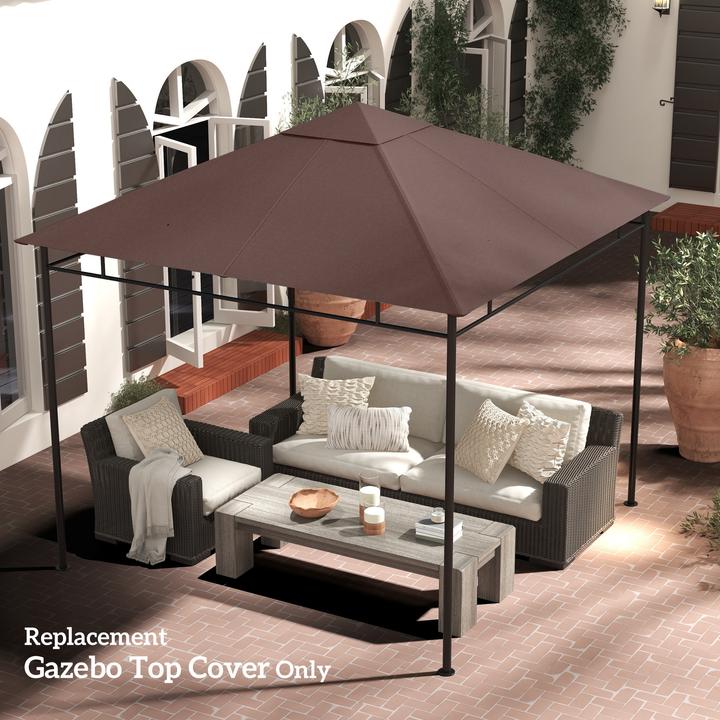 Produktbild Outsunny Ersatzdach für Pavillon (300 cm, 300 cm)