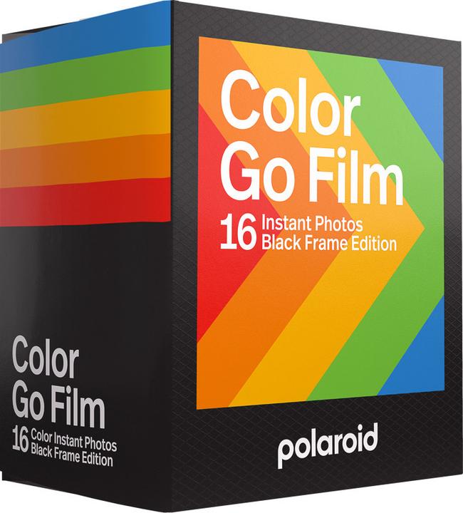 Actual product image Polaroid Color Film Go Black Frame Edition Double Pack