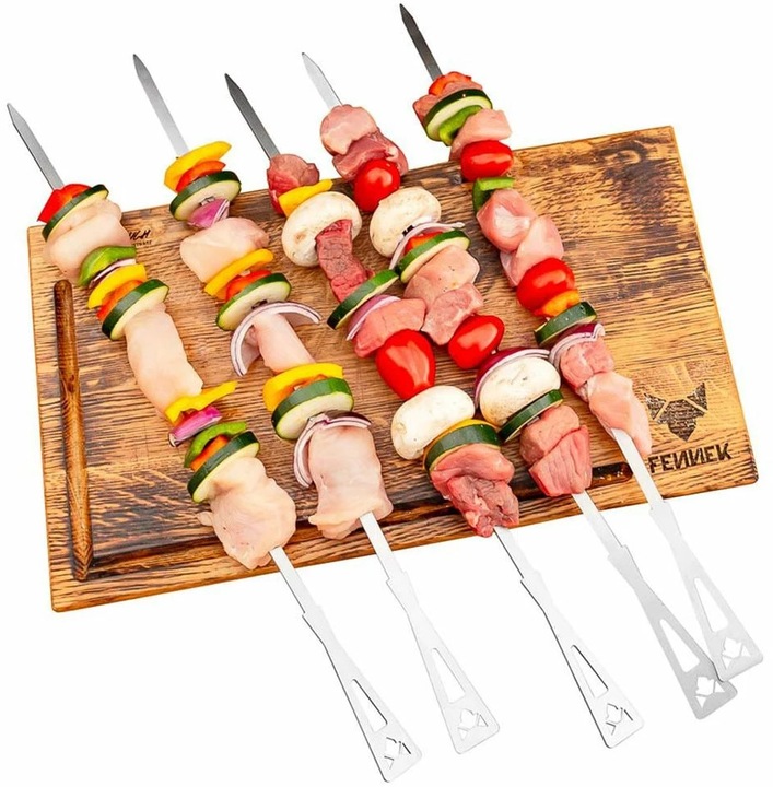 Produktbild Fennek Grill Grillspiess Set lang, 6 Stück